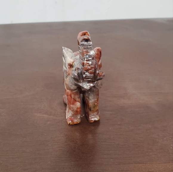 Soapstone Crystal Elephant - Picture 4 of 8